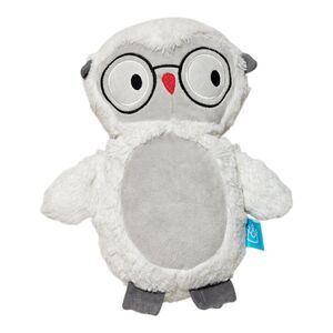 Manhattan Toy Co. White Owl Plush Glasses Plush Stuffed Animal 2018 9"